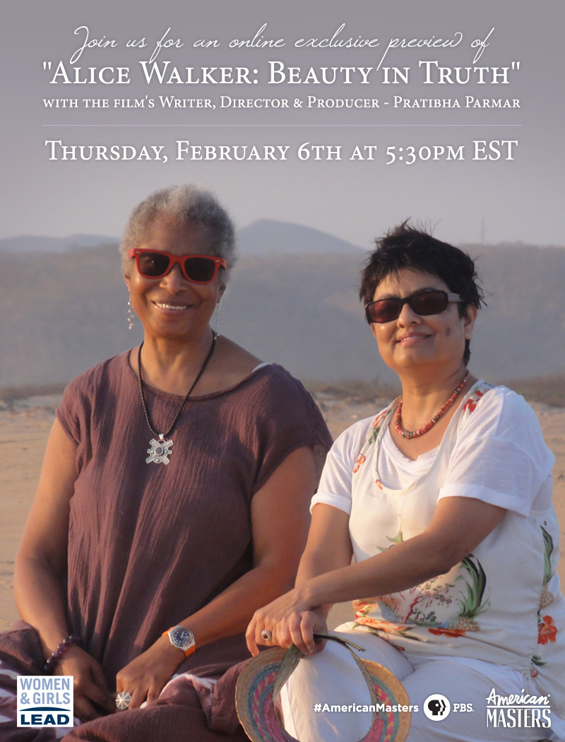 Alice Walker and director Pratibha Parmar.